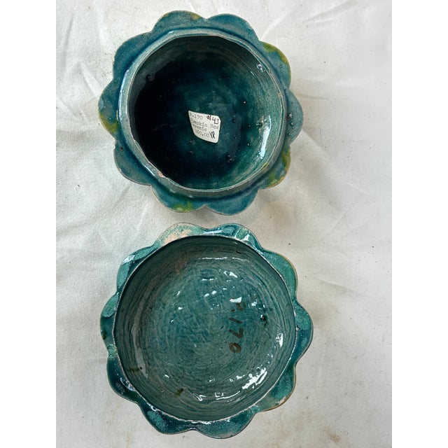 Ceramic Late 20th Century Chinese Porcelain Pumpkin Shaped Box For Sale - Image 7 of 9