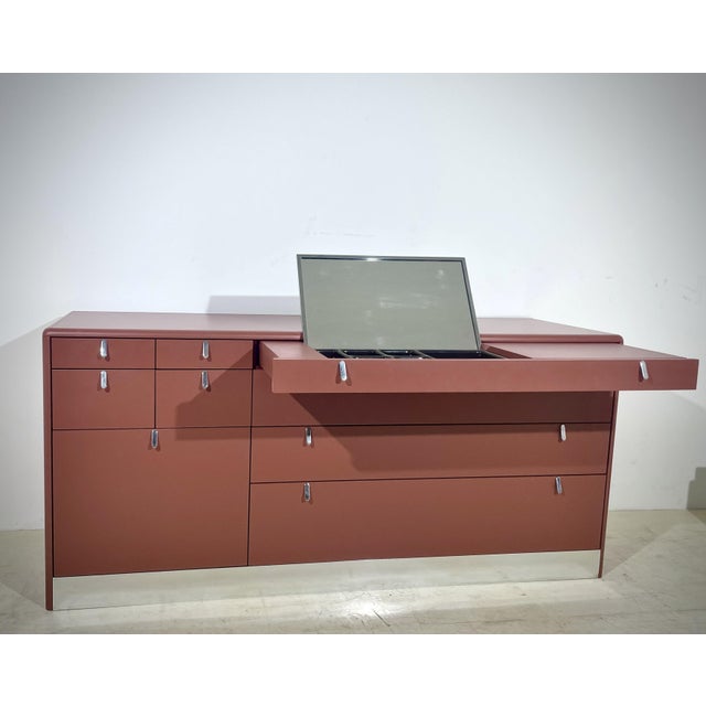Wood Longato Hennè Sideboard from George Coslin, 1970 For Sale - Image 7 of 18