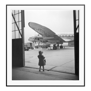 Toni Frissell 'Young Traveller' Archival Pigment Print Framed in Black