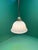 Vintage Opal Glass Pendant Light, 1920s For Sale - Image 4 of 11