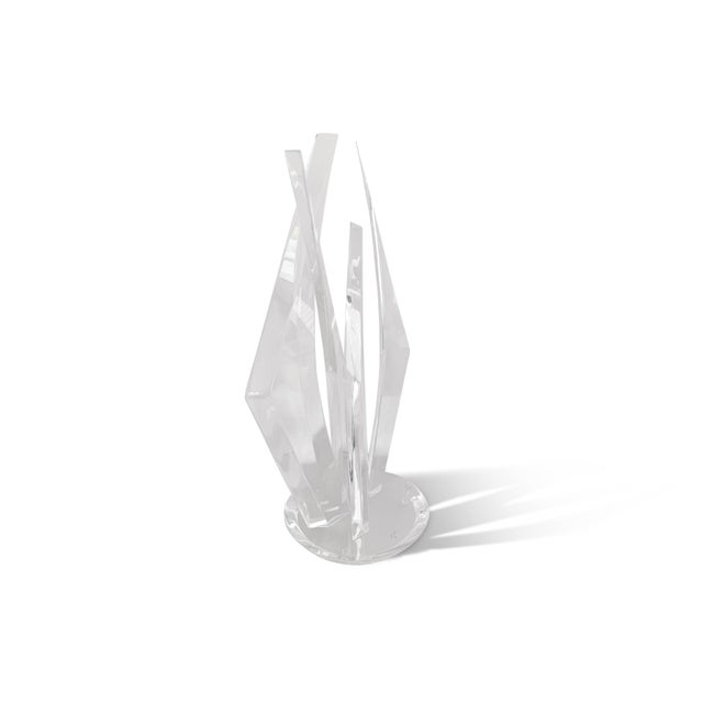 Transparent 1970's Acrylic Sculpture by Hivo Van Teal For Sale - Image 8 of 9