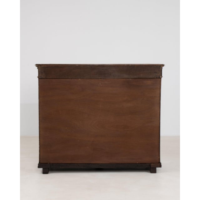 Early 19th Century France Rich Walnut Brown Carved Walnut Two-Door Buffet For Sale - Image 4 of 11