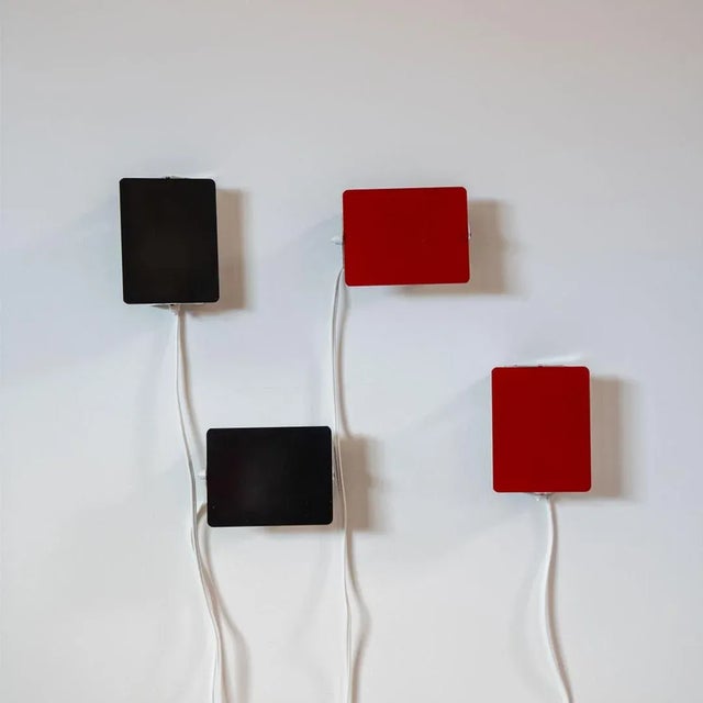 Mid-Century Modern Cp1 Wall Light by Charlotte Perriand, France 1968 | Red For Sale - Image 3 of 5