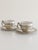 19th Century Victorian Alpaca Silver Coffee Cups and Plates, England, Set of 4 For Sale - Image 3 of 14