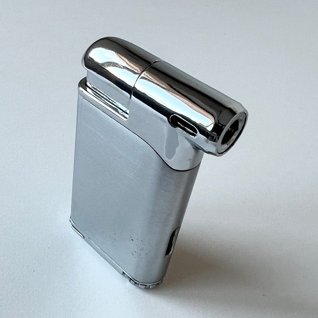 Vintage Chrome Butane Lighter with Box from Colibri, 1970s For Sale - Image 9 of 18