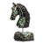 Emerald Horse Bust Statue Hand Carved Gemstone Horse Sculpture 2 For Sale