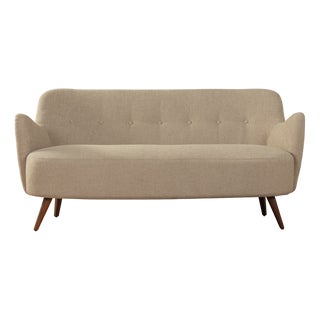 Vintage Fabric Cocktail Sofa For Sale