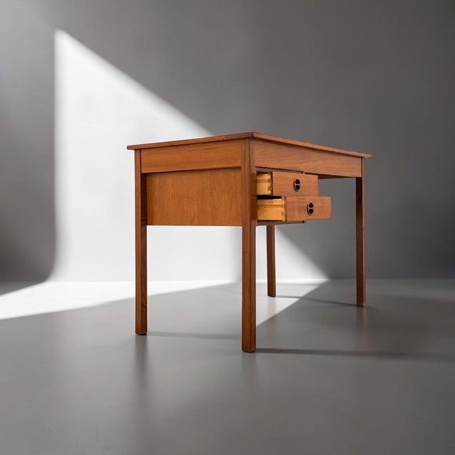 Small Danish Teak Writing Desk, 1950s For Sale - Image 6 of 18