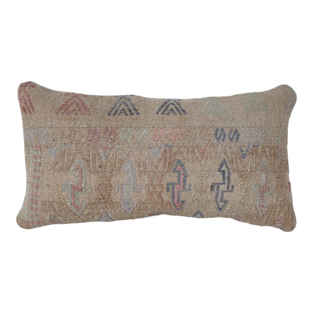 Turkish Oushak Rug Cushion Cover For Sale