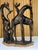 Vintage African Hand-Carved Ebony Wood Intertwined Giraffe Herd For Sale - Image 13 of 15