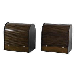 Tambour Cabinets by Klaus Vogt for Thut Möbel, 1970, Set of 2 For Sale