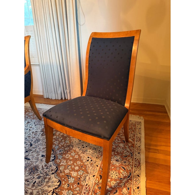 Hickory White 1990s Hickory White Genesis Biediermier Dining Room Table Set W/ 6 Chairs For Sale - Image 4 of 7