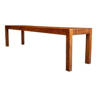 1970s Minimalist Parsons Bench / Coffee Table by Harry Lunstead For Sale