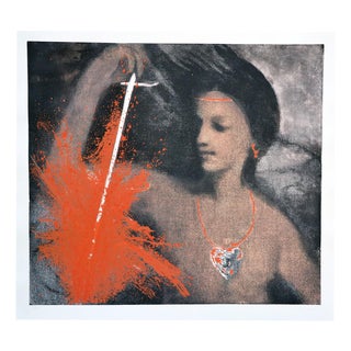 Omar Galliani, Fendente, 1986, Aquatint For Sale