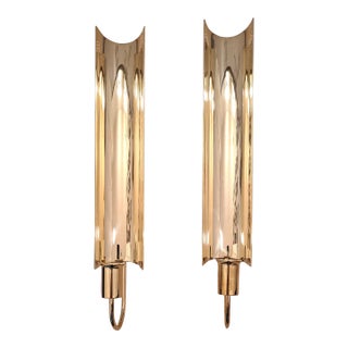 Pair of Candle Wall Sconces Reflex by Skultuna For Sale