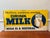 Vintage Connecticut "Drink Milk" Dairy Advertising Metal Sign, 44 Inches For Sale - Image 16 of 18