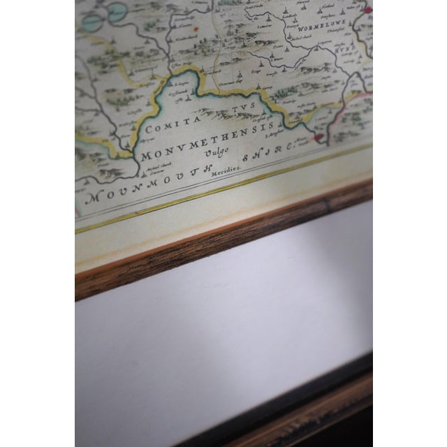 Drawing/Sketching Materials Pair of English Framed & Matted Map Prints For Sale - Image 7 of 14