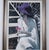 Aldo Luongo "Amethyst Afternoon" Original One of a Kind Oil on Board in Silver Tinted Frame Originally sold for $8,500...