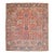 Square Antique Persian Heriz rug no. j5327 For Sale