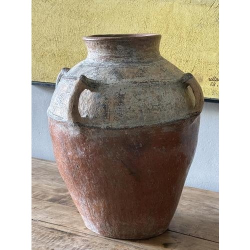 Antique Berber Clay Vase, 1800s For Sale - Image 6 of 8
