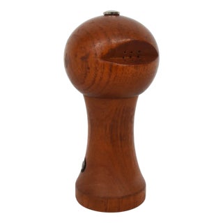 Danish Pepper Mill and Salt Shaker in Teak, 1968 For Sale