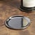 Modern Loire 4-Piece Set Steel Wine Bottle Coasters, Nickel For Sale - Image 3 of 4