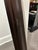 Rectangular Dark Wood Beveled Mirror, Farmhouse Style For Sale - Image 4 of 7