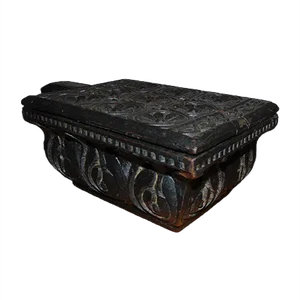 Antique Carved Wooden Shelf