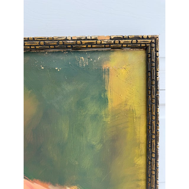 Textile Antique Original Painting Classical Study of Reclining Nude Female For Sale - Image 7 of 10