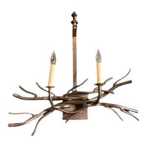 Modern Branch Wall Sconce – Sculptural Metal Light Fixture