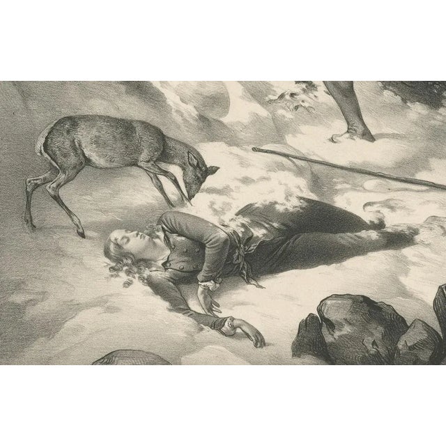 Maurin, Jocelyn Sauvant Laurence de la Mort, 1840, Lithograph For Sale - Image 4 of 10