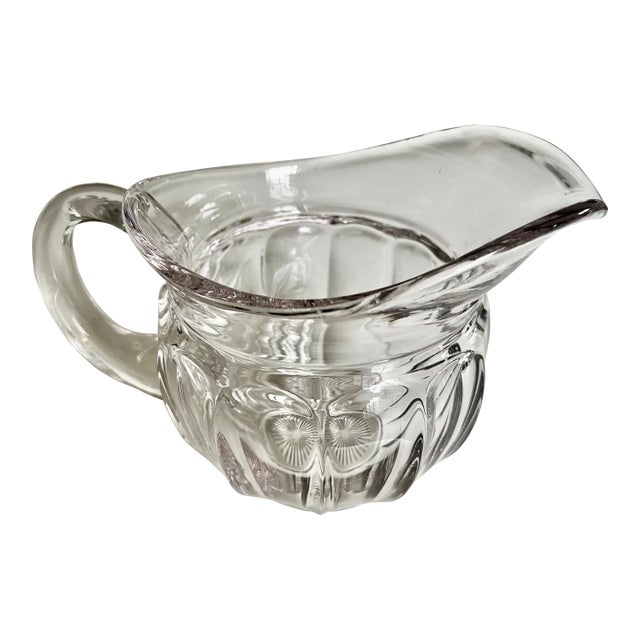 Vintage Heisey 9" Cut Crystal Pitcher-Colonial Panel For Sale