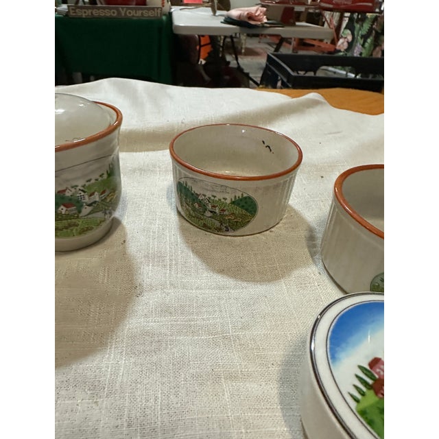 Mid-Century Modern 1970s Collection of Stoneware Dishes- Set of 5 For Sale - Image 3 of 8