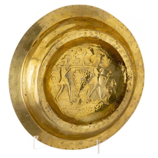 German Alms Plate in Metal, 1700s For Sale - Image 3 of 6