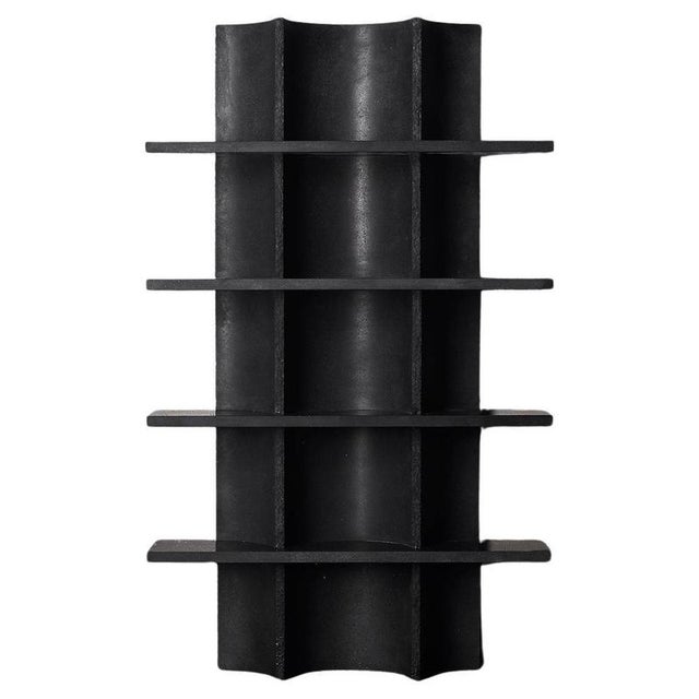 Arcaica Bookcase in Lava Stone Marble by Bufalini Marmi For Sale - Image 8 of 8