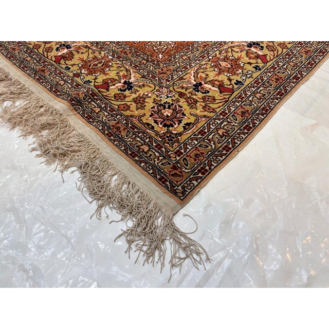 Vintage Hereke Rug, 8'3" X 12'6 For Sale In New York - Image 6 of 6