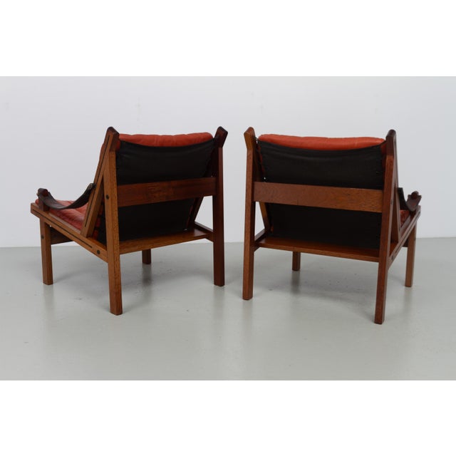 Norwegian Hunter Easy Chairs by Torbjørn Afdal for Bruksbo, 1970s, Set of 2 For Sale - Image 12 of 18