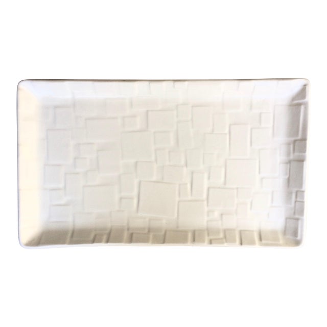 Jonathan Adler White Rectangular Tray Chairish
