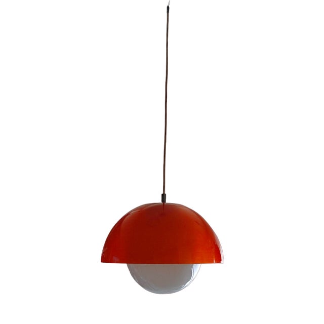 Vintage Mushroom Hanging Lamp For Sale