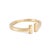 Modern Tiffany & Co. Iconic Tiffany T Square 18k Yellow Gold Cuff Bangle Bracelet For Sale - Image 3 of 8