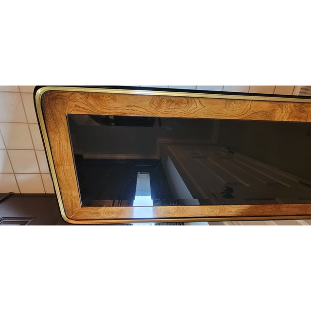 Black Early 20th Century Drexel Heritage Chinoiserie Console Table For Sale - Image 8 of 18