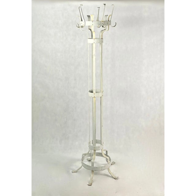 Vintage French Wrought Iron Coat Rack, 1950s, in Very Good conditions. Designed 1950 to 1959