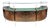 Curved Dry Bar in Brass from Justfurnituress For Sale