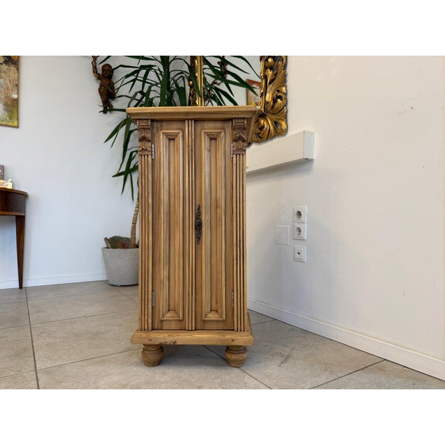 Antique Rustic Softwood Cabinet For Sale - Image 4 of 11