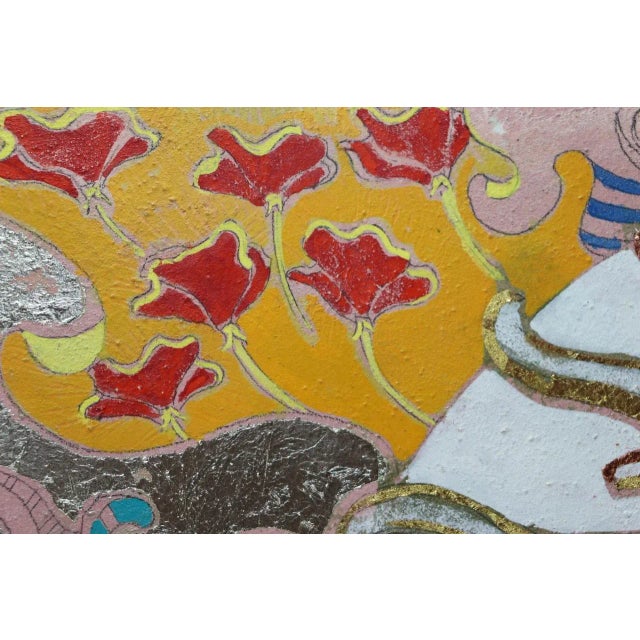 Contemporary Sax Berlin "From The Inner Heart To The Dove Of Peace." Contemporary Figurative Painting 2020 For Sale - Image 3 of 10