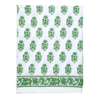 Riya Twin Bed Green Fitted Sheet For Sale
