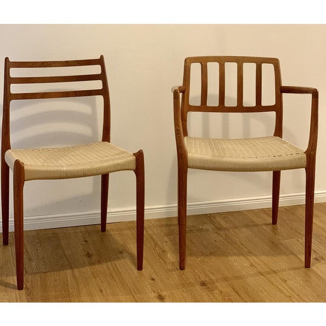 Set of Vintage Model No. 66 & 78 Solid Teak Chairs by Niels O. Møller for J.L. Møllers Møbelfabrik For Sale - Image 18 of 18