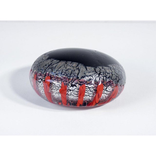 Red Blown Glass Sculpture attributed to Venini For Sale - Image 8 of 14