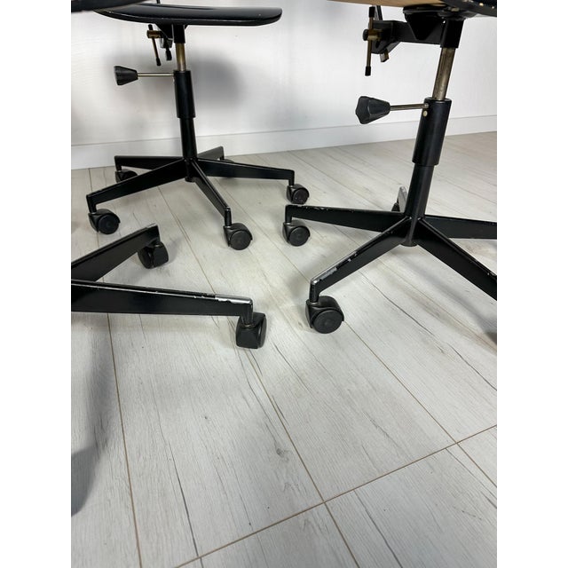 Vintage Black Architect Desk Chair by Jørgen Rasmussen for Labofa, 1950s For Sale - Image 12 of 15