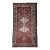 Vintage Persian Shiraz Tribal Area Rug, Handwoven Geometric Pattern, Burgundy & Ivory, 5’ X 10’ For Sale